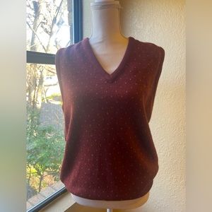 Lord Jeff Pullover men’s cardigan vintage small wine